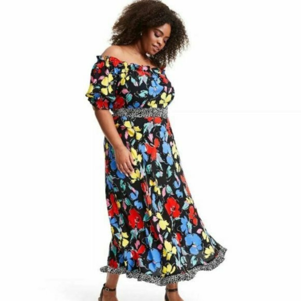 RIXO x Target Floral Dress 28w/30w